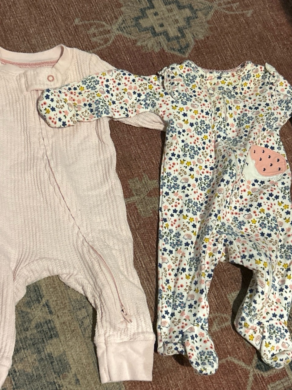13 Newborn Girl  bundle sleepers - Picture 3 of 9